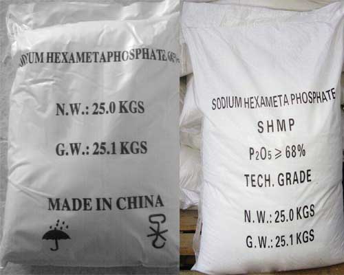 Sodium Hexametaphosphate SHMP Chemical Powder 68%